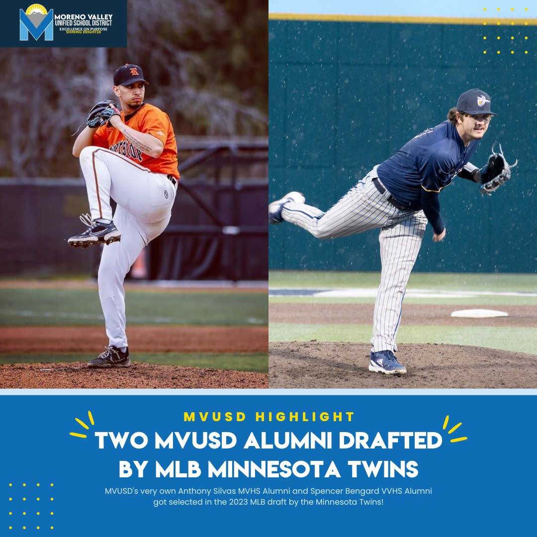 🌟Dreams do come true!🌟Congratulations to Anthony Silvas (MVHS Alumni) and Spencer Bengard (VVHS Alumni) on being selected by the Minnesota Twins in the 2023 MLB draft! Your hard work and dedication have paid off, and we couldn't be prouder! ⚾️