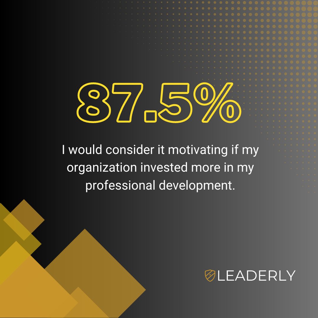 Investing in employee development allows you to mold your future leadership to your company's specific needs and values. #LearnToLead #LeadershipDevelopment #Leaderly