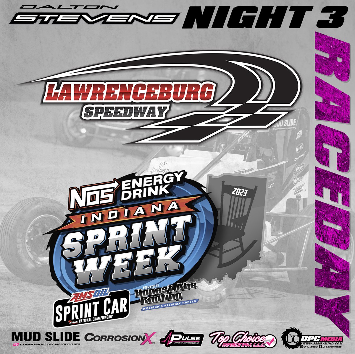 DSRacing99X's tweet photo. THE BURG - Night 3 of Indiana Sprint Week with @USACNation AT @BurgSpeedway  - Gonna be a @TopsUpHereBud kinda night! https://t.co/Yq6SmCiyd1
