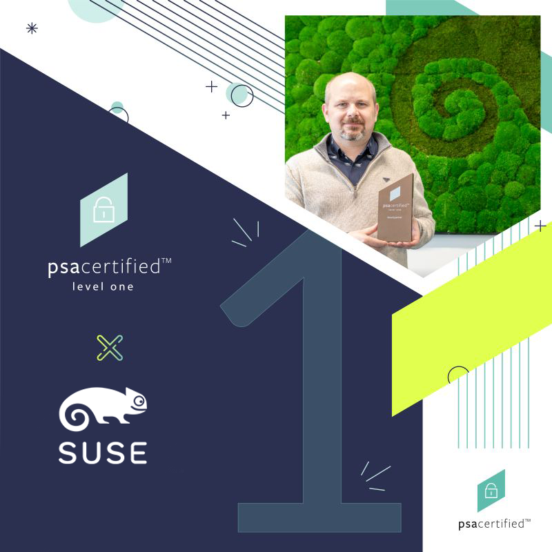 📢 We are excited to share that the #SUSE Linux Enterprise Micro has achieved @PSACertified Level 1! 🏆 @PSACertified offers a framework for securing connected devices, from analysis to #security assessment and certification. 

Learn more about #SLEMicro: okt.to/AwjFyO