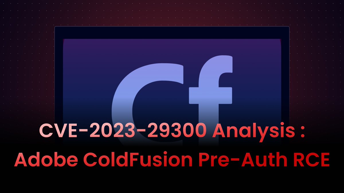 🔐 What a week in #cybersecurity! We accidentally published a 0-day, quickly pulled it at Adobe's request, and now, with Adobe's hard work, the issue is finally fixed. 🛠️ We're bringing our blog post back online to share our journey with CVE-2023-29300 and its patches. Curious…