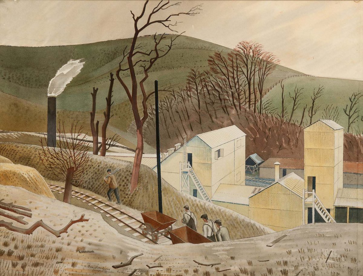 Ravilious (@ravilious1942) on Twitter photo Cement Works No. 2, Eric Ravilious, 1934. It depicts Asham Cement Works near Glynde, East #Sussex. The original artwork is in the collection of <a href="/SheffMuseums/">Sheffield Museums</a>. Cement Works No. 2, Eric Ravilious, 1934. It depicts Asham Cement Works near Glynde, East #Sussex. The original artwork is in the collection of <a href="/SheffMuseums/">Sheffield Museums</a>.