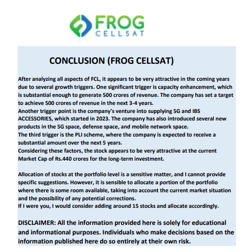EquityE43524's tweet photo. Conclusion!!!
#FrogCellSat, 
#investing #research #Stocks

Please share and RETweet for maximum reach!!! https://t.co/Jx7gh2fMKy