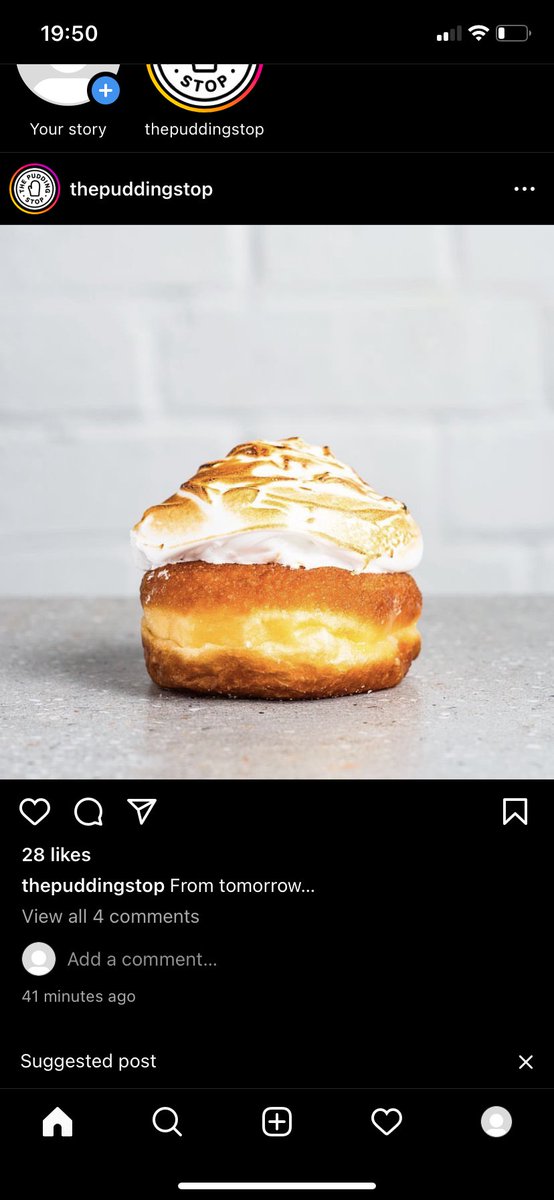 SRALibrary_'s tweet photo. The Pudding Stop is excited about their new doughnut designed by our @SRAPrimary student. We’re excited too! #doughtnut #pudding #stalbans our winner has been enjoying #reading her doughnut recipe book prize - a future baker perhaps! ✨📚✨📚✨ https://t.co/HCxIQWa6Y7