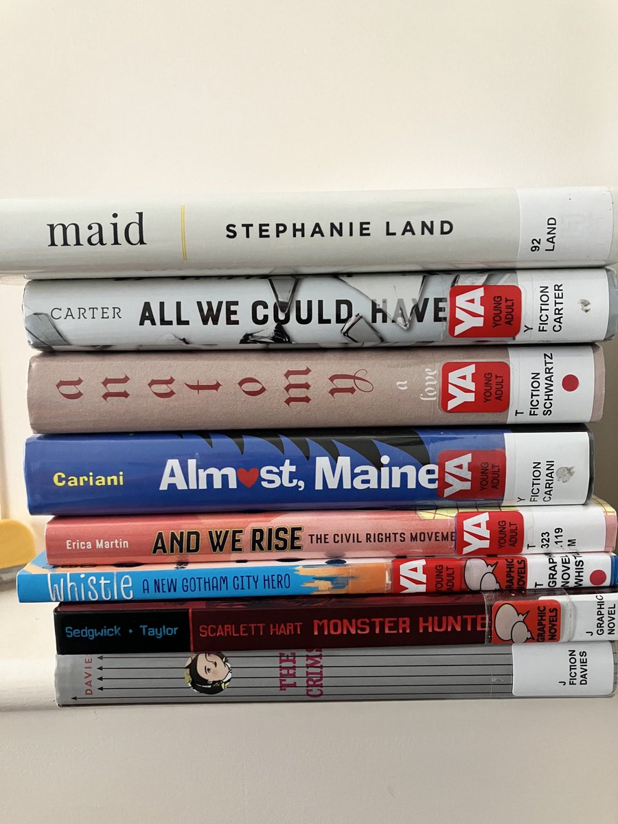 Almost done with my 2nd batch of books. #summerreading