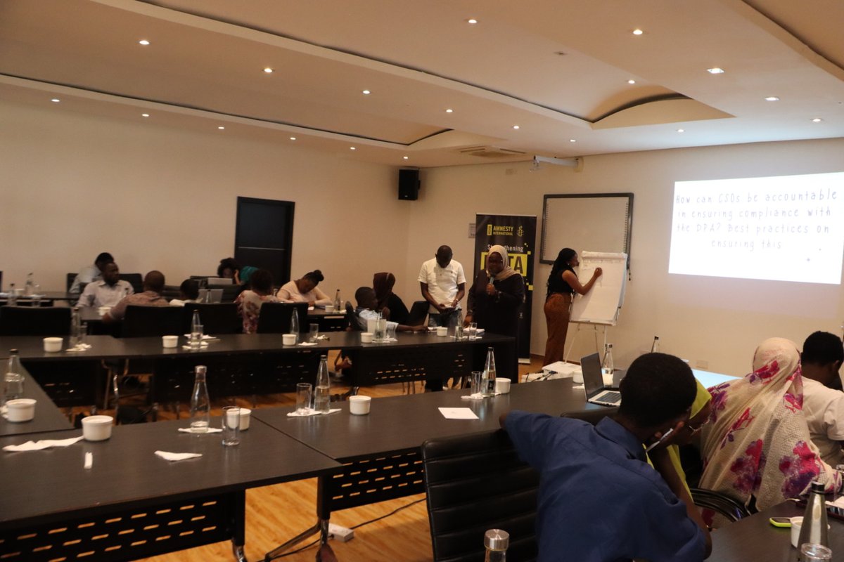 Huria_KE's tweet photo. Digital Rights is a Human Right!
Strengthening DATA Governance in Kenya and Africa; Today's training of CSOs @CsosCoast by @AmnestyKenya is a game changer. #DigitalRightsKE #dataProtectionKE #dataProtectionKenya #HumaRights https://t.co/cuzzVo1jE4