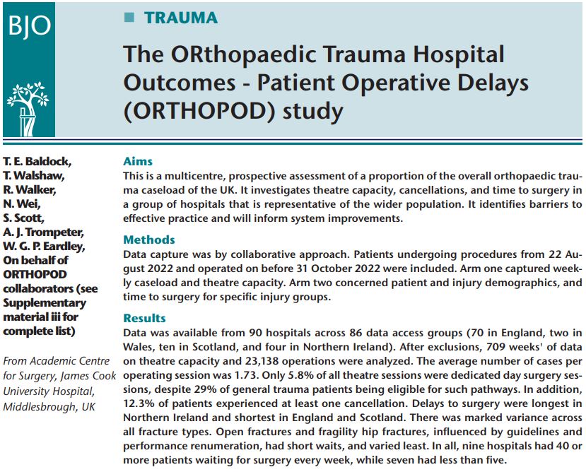 There is great variability in operative demand &amp; list provision seen in this study of 90 UK hospitals. There is marked variation in nearly all injuries. Day case operating &amp; pathways of care are underused.

#NHS #Healthcare #Hospital #UK #BJO 

ow.ly/JIrz50OYeOw