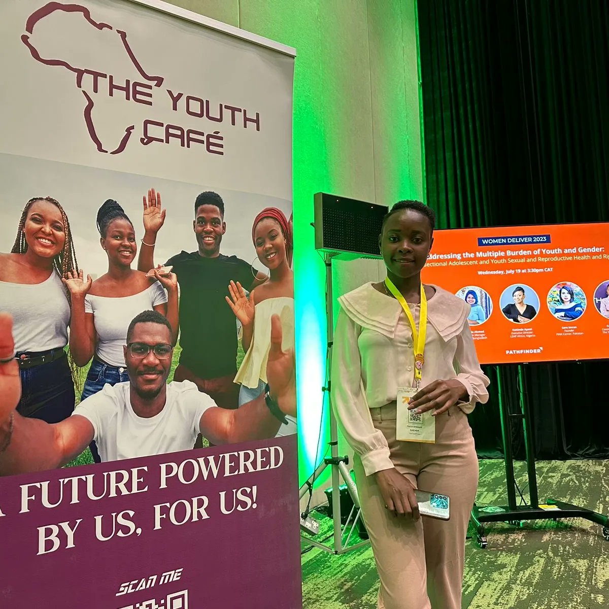 TheYouthCafe's tweet photo. The Youth Cafe (TYC) is participating in The @WomenDeliver  2023 Conference (#WD2023) in Kigali, Rwanda, which is convening over 6,000 people in Kigali and thousands of people online through the virtual Conference and six-month Global Dialogue leading up to the Conference. As one of the largest multisectoral convenings to advance gender equality, the Women Deliver 2023 Conference and Global Dialogue are co-created by grassroots advocates, multilateral governments, the private sector, philanthropies, and @YouthDeliver, including from and representing communities facing systemic discrimination.