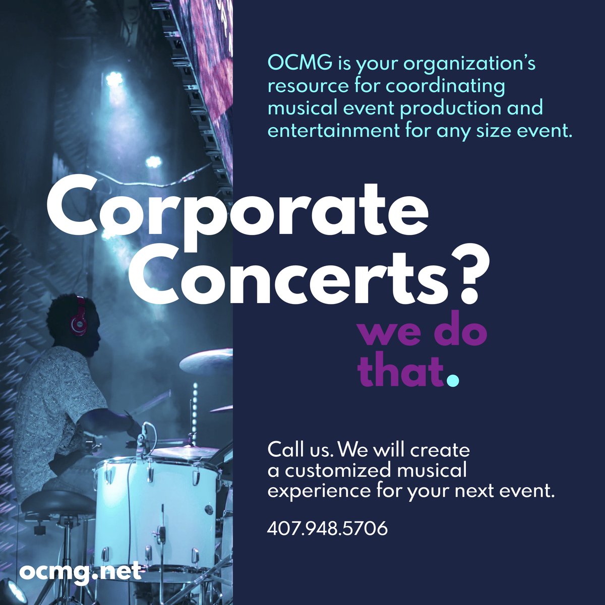 Corporate concerts? We do that. Call 407-948-5706 or visit buff.ly/34NqqjM

#concerts #corporateconcerts #corporateconcert #music #musicfestival #companyconcert  #connectmeetings #mpi #ocmg #ocmgevents #orlando #orlandoFL #eventsprofs #events #orlandoeventplanner