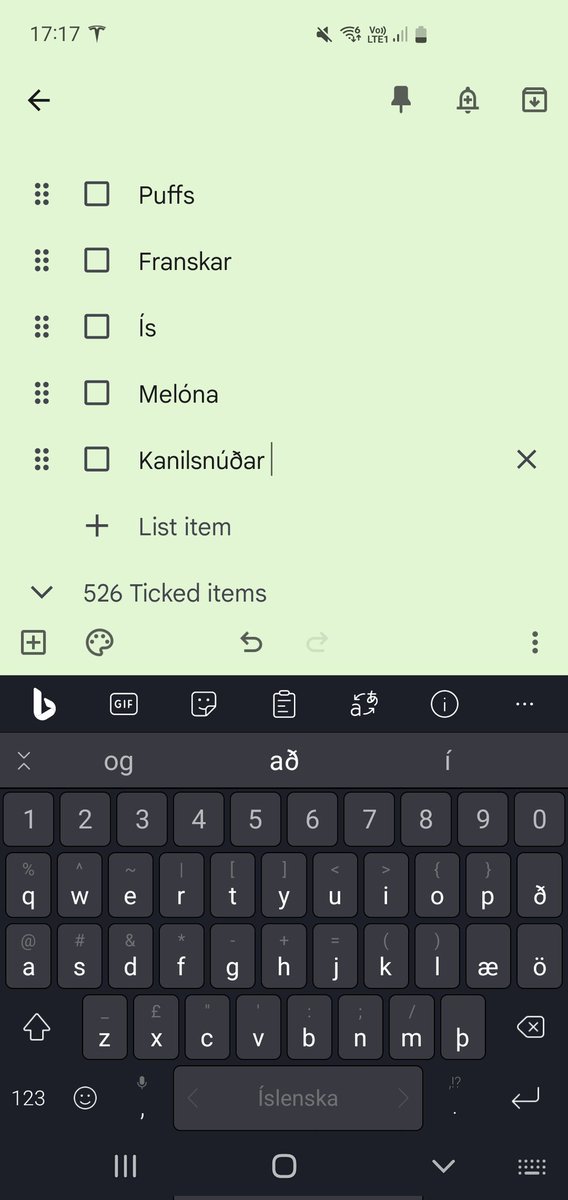 POV:
Gera innkaupalista með einni 3 ára 😆❤️