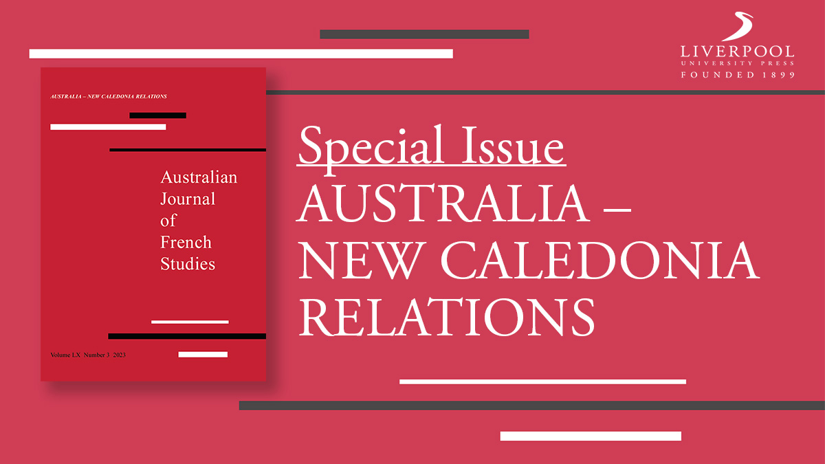 New in Australian Journal of #FrenchStudies: @alexisbergantz on French convicts & impurity in Australian invasion stories & Diane St Leger & @kjmullan on the notion of Rééquilibrage with a geo-semiotic analysis of Noumea’s Main City Square🔗bit.ly/AJFS-Vol-60-3 @HayesJarrod1