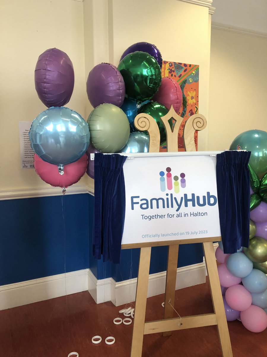 Attended the opening of the Halton family hub in Widnes today. Fantastic opportunity to meet staff from all services working in partnership with families!