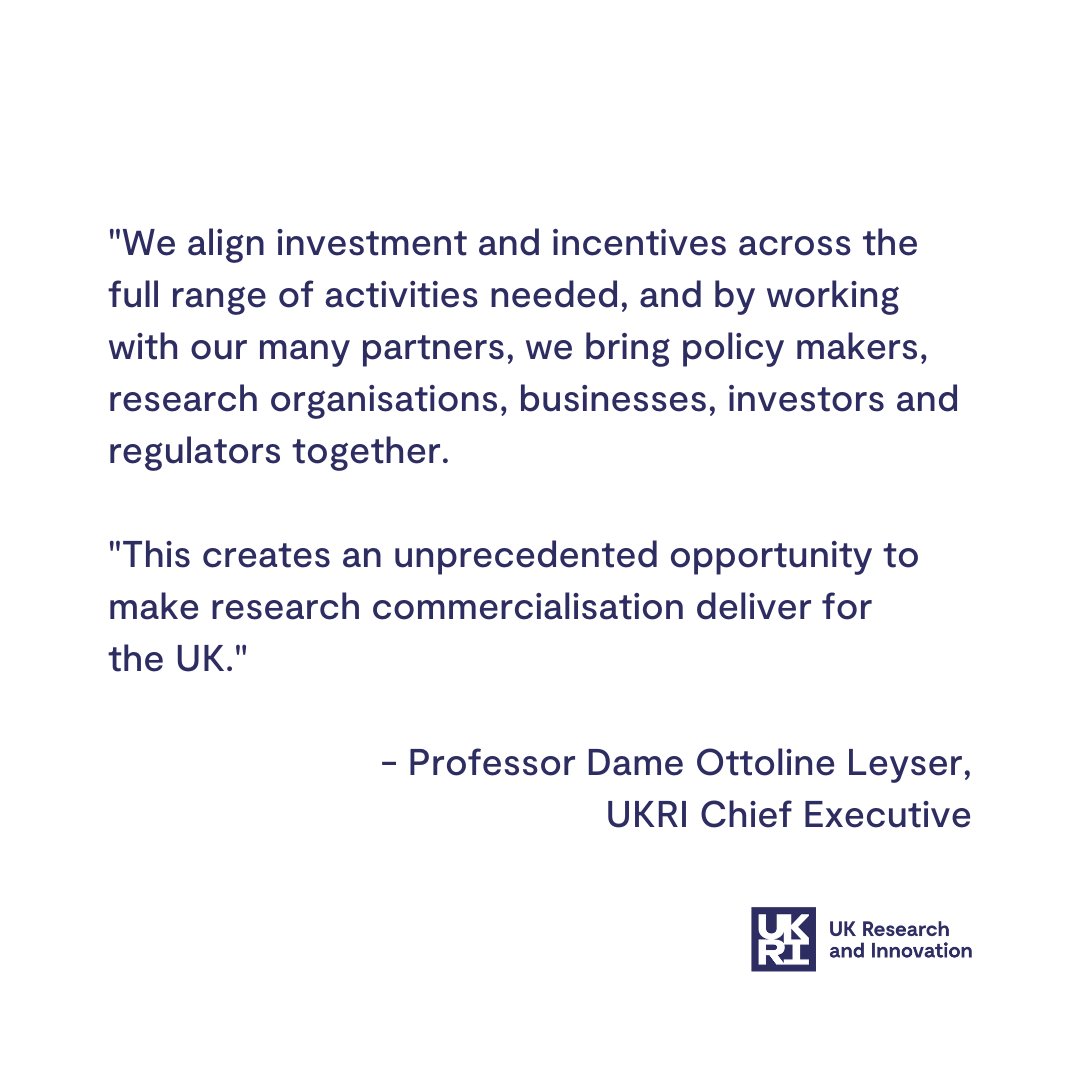 "How can we create a fully joined up system for the UK so that problems can rapidly find solutions, and solutions can rapidly find markets?" <a href="/UKRI_CEO/">UKRI CEO</a> looks at UKRI's role and ongoing work to boost the UK's commercialisation ecosystem. Read her blog: orlo.uk/GGyR5