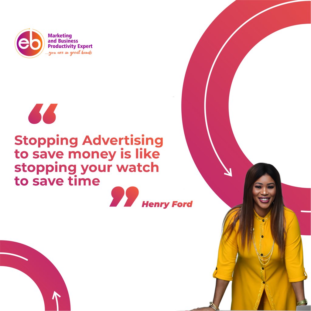 Henry Ford an American Industrialist and founder of ford motor company was keen on advertising. What is stopping you?

#eunice_braimah #productivityguru #productivity #businessexpert #henryford #wednesdaymotivation
 #marketingagency