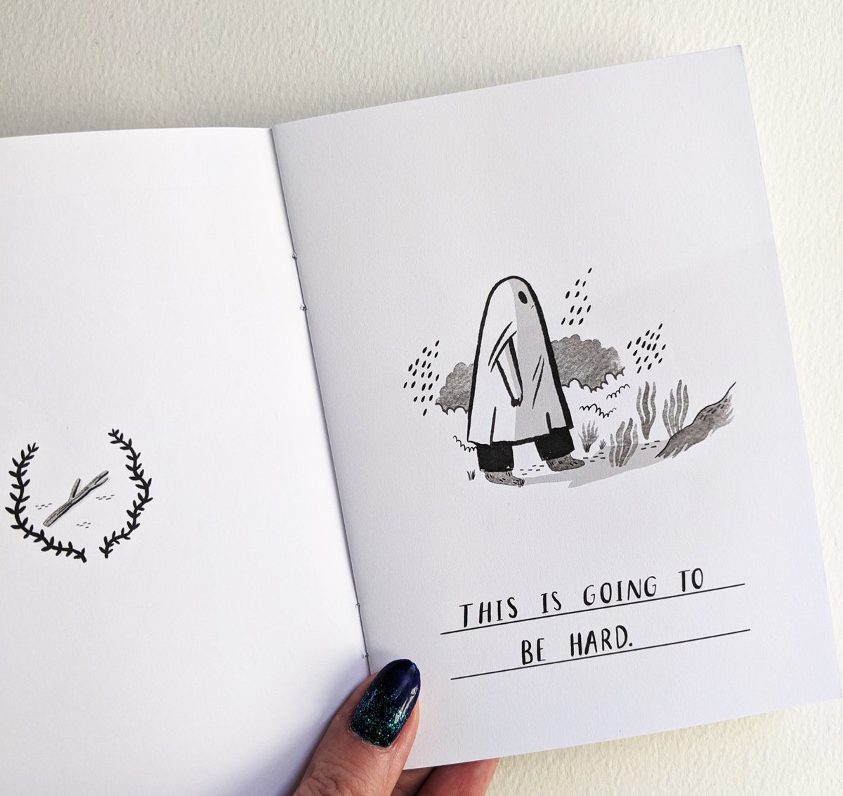 ⭐back in stock!⭐ this little a6 minizine I made last year is back in stock folks! it's all about finding your way through the woods when things feel tough x thesadghostclub.com