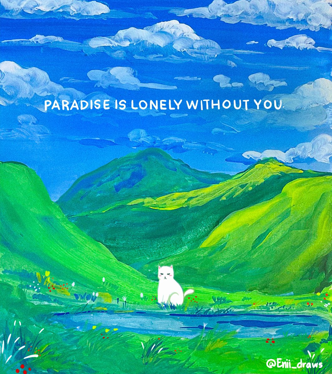 Enii_draws's tweet image. So lonely without you