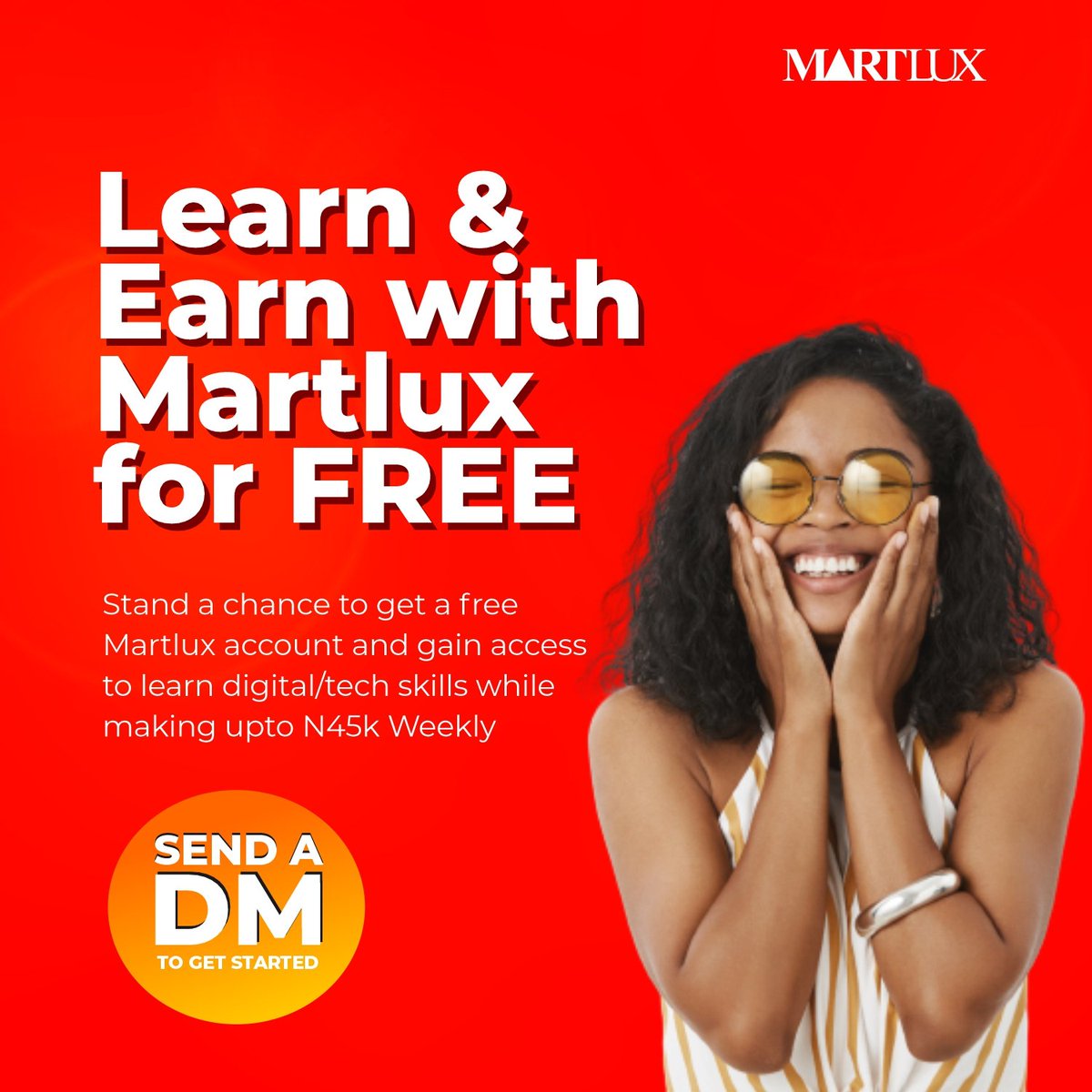 martlux_world's tweet photo. Are you looking to learn new Digital/Tech skills and advance your career? If so, then you've come to the right place! We're on a campaign to offer  free account on our platform.

Who can participate ?
Anyone with the desire to learn a digital skill + Ai

Send a DM to participate https://t.co/7TlbD84T2i
