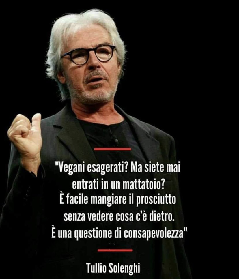 #TullioSolenghi #vegan 🌱