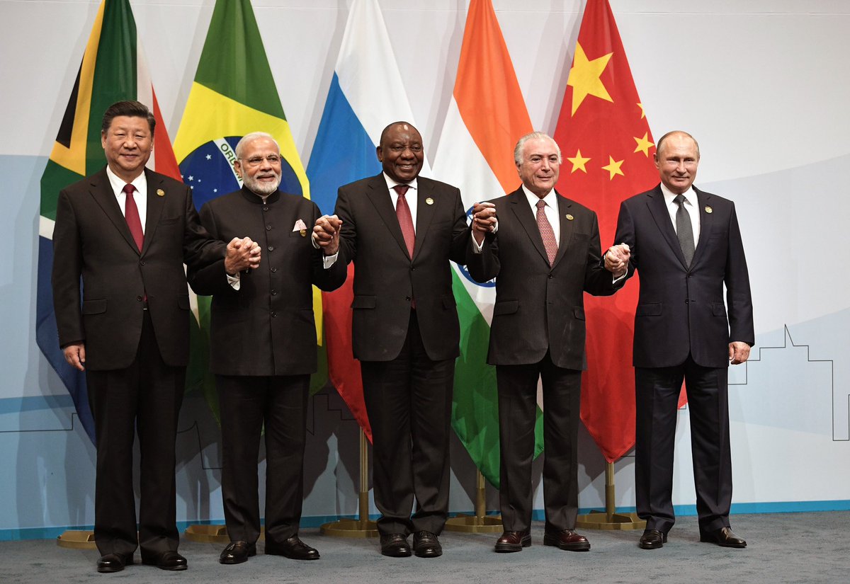 klmmakhubela's tweet photo. Summit is a meeting of heads of state/government. Nonattendance by @KremlinRussia_E may be a strategic setback in the bigger scheme. Be careful of a possible downgrade of the @BRICSsummit in @southAfrica this August. @UPTuks, @City_Press, @ThabisoTema, #powebreakfast, @SABCNews. https://t.co/4C7WW0Fkmi