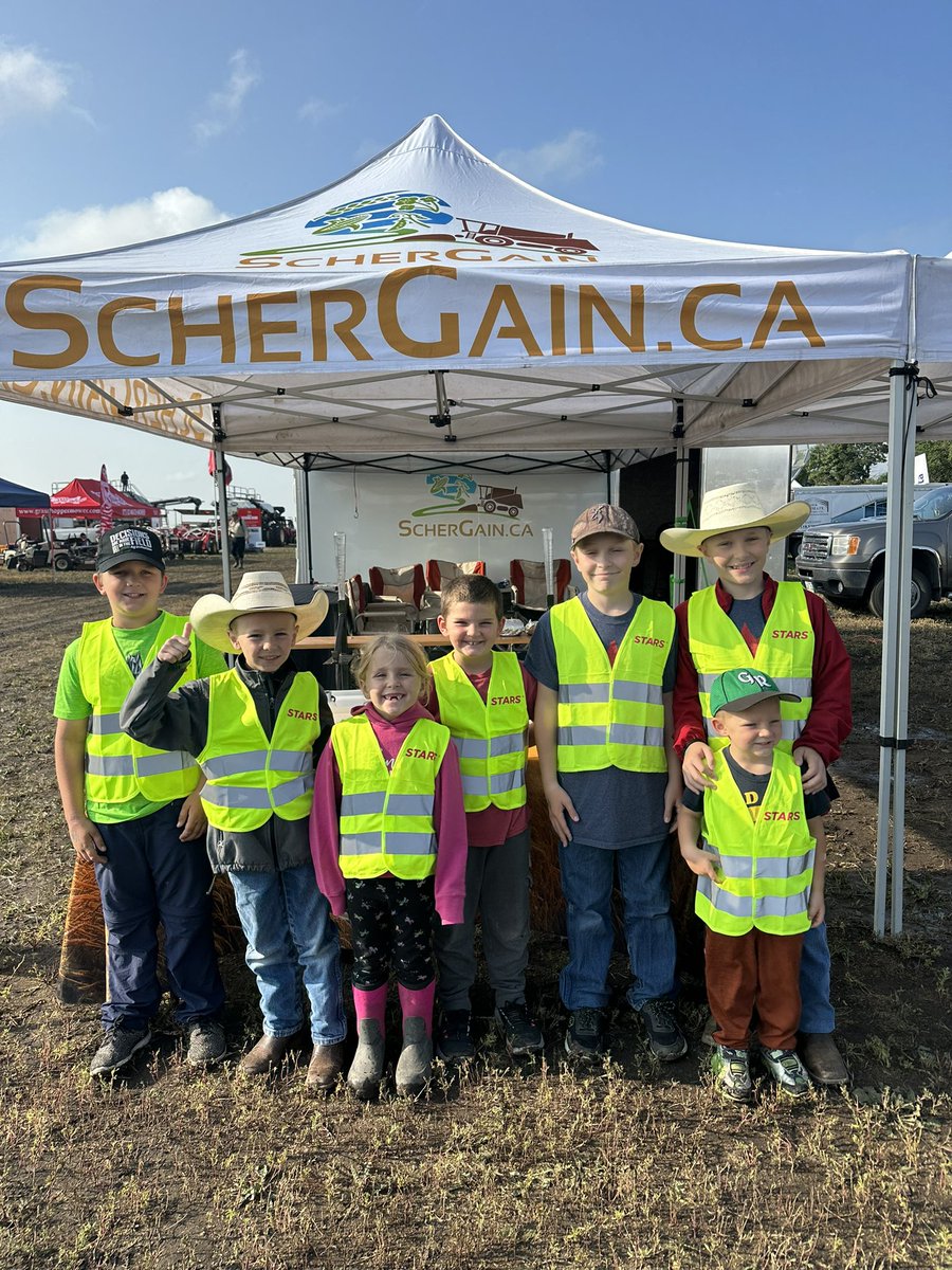 Great start to the day <a href="/AginMotion/">Ag in Motion</a>  <a href="/STARSambulance/">STARS</a> 
Stop by between 2-5 for a harvest loss discussion and see what’s new at ScherGain