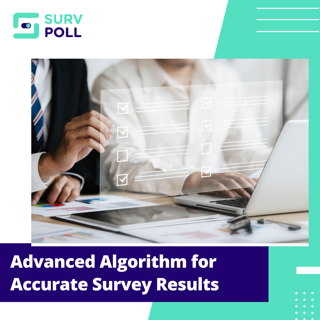 SurvPollData's tweet photo. 🔍📊  Don’t settle for inaccurate survey results! SurvPoll's Advanced Algorithm ensures precise outcomes every time. 

Our advanced technology detects and eliminates bias, improving sample representativeness.

#surveyresults #accurate #dataanalysis #advancedalgorithm https://t.co/azwS5KXxgx