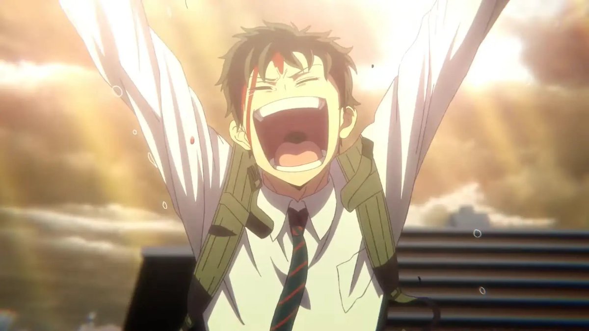 MainlyMorgan's tweet photo. About to enjoy my days off like Akira Tendo #Zom100 https://t.co/EEuVO8GMSS