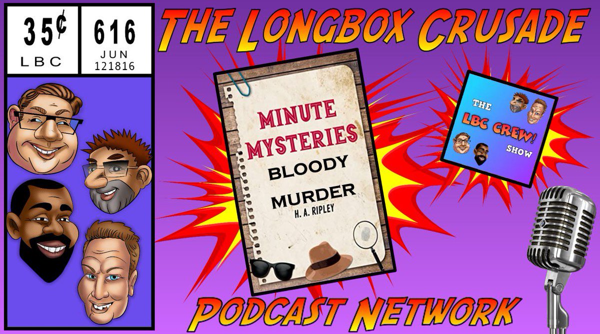 LongboxCrusade's tweet photo. The LBC Crew Show!: Episode 18 - Bloody Murder

Death Probe, Dark Web, and Kristatos view a BLOODY MURDER! Will Duran Duran take issue with this? Probably not. This time 😏

#LBCCrew

Listen on Apple Podcast or YouTube: https://t.co/2BR9Hatxz1 https://t.co/KceZZ4D8ks