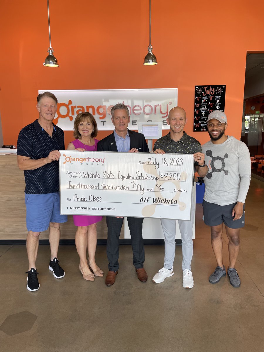President Richard Muma on Twitter "Thank you orangetheory Wichita for