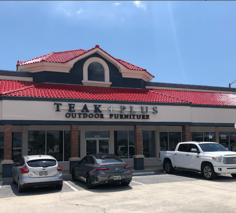 SleimanEnt's tweet photo. Teak Plus Furniture is OPEN TODAY! Come check out this new location here at Surfside Village in Jax Beach. Such beautiful high-quality outdoor furniture &amp; accessories!
Teak Plus Furniture is located at Surfside Village, 675 3rd St N Jacksonville Beach, FL 32250 https://t.co/4NowQUwnmS