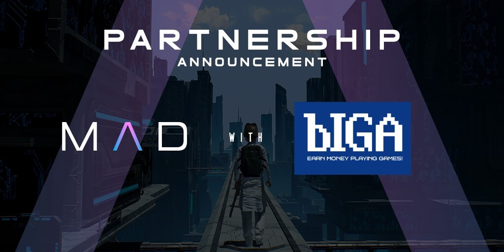 MAD has spent most of this year building and preparing for the launch of the MAD Metaverse game, and now we can finally share what we've been working on in terms of a new partnerships! 🧪

Give a massive warm welcome to the <a href="/bigaarcade/">BIGA</a>.

BIGA has developed the next generation of