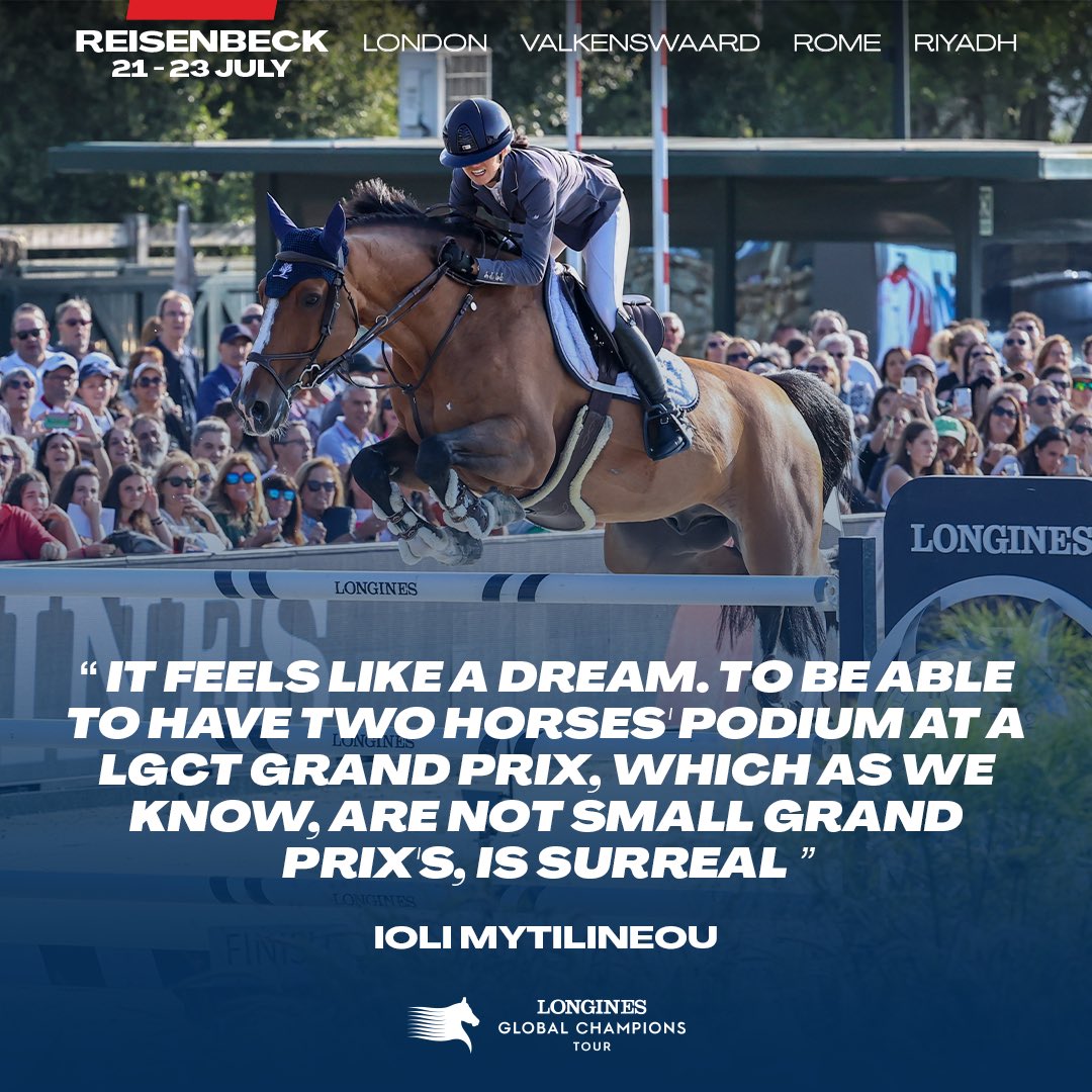 What an 𝗜𝗡𝗖𝗥𝗘𝗗𝗜𝗕𝗟𝗘 weekend for Ioli Mytilineou 😍⁣
⁣
#LGCT2023 | #ShowJumping | #LGCT | #InstaHorse | | #HorseLove | #LonginesGlobalChampionsTour | #Horses