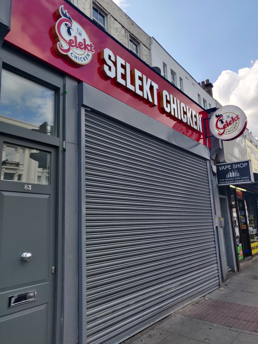 The sign is up at 83 Kilburn High Road
