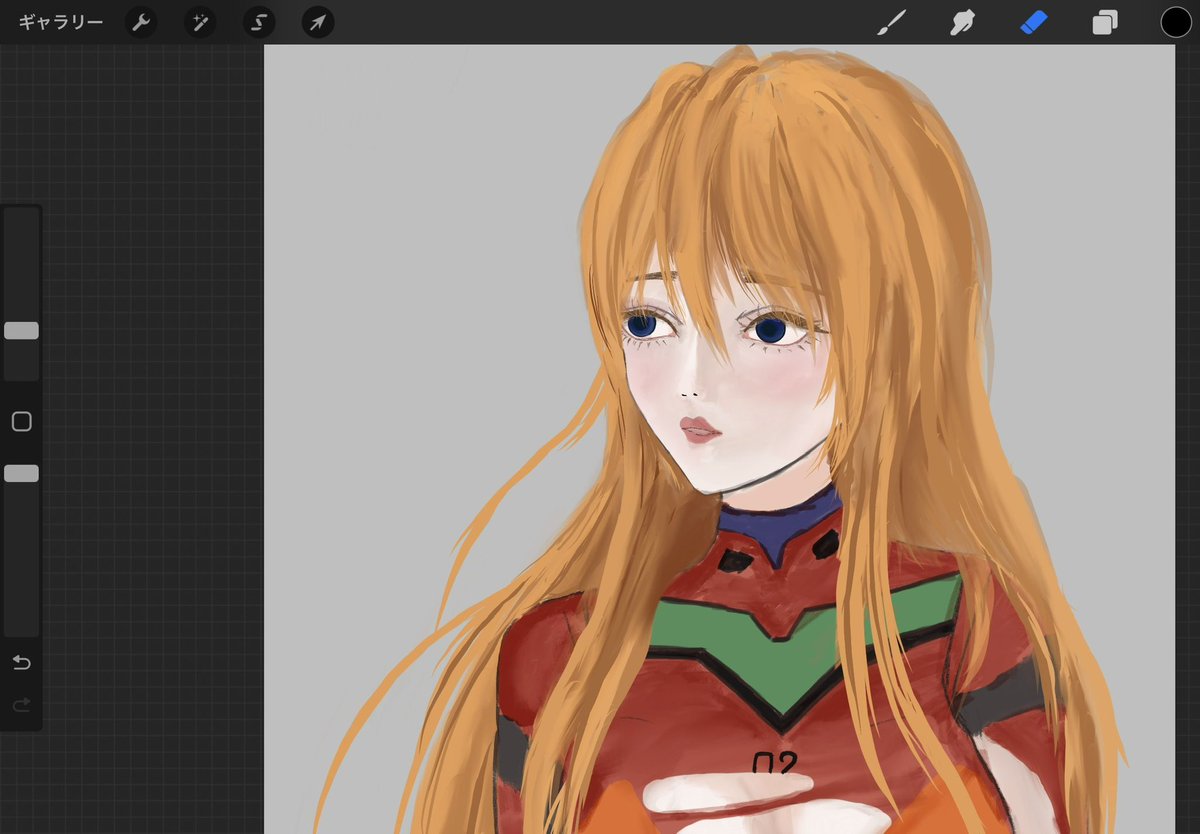 ebonyzero220's tweet image. アスカ
ぼつだな…
#アスカ　#式波　#惣流　#ラングレー　#エヴァ　#二次創作