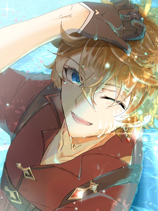タルタリヤお誕生日おめでと～～～～ 今年は一緒に祭り…参加しような!!!!! #原神 #タルタリヤ生誕祭2023 #タルタリヤ誕生祭2023