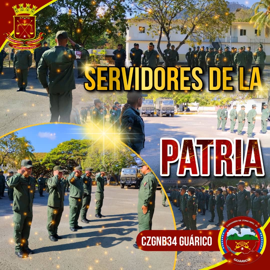 #19Jul Somos los servidores de nuestra nación,  siempre garantizando la paz y seguridad de nuestra patria. 

<a href="/ZODIBOLIVAR62/">@ZODIBOLIVAR62</a> 
#PoesíaEsUnión