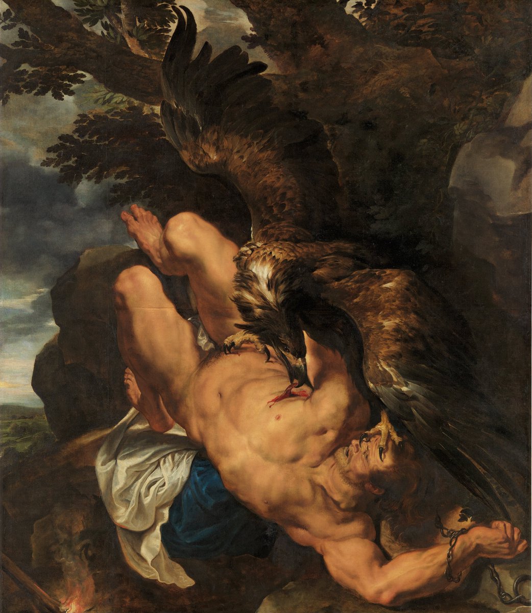 artisticalgaze's tweet photo. Prometheus bound by Pieter Paul Rubens, 1618 https://t.co/6tBvJG2n6S