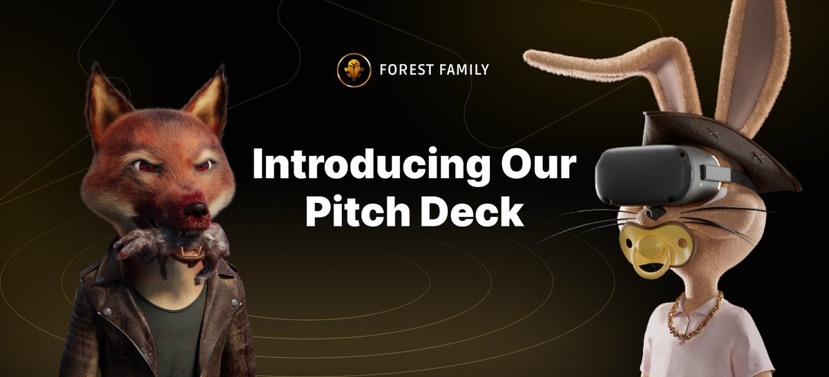 TheForestFamNFT's tweet image. Thrilled to introduce the Forest Family &amp;amp; @ColonyWars_ pitch deck! 🚀

☘️ Learn more about our value propositions, features, roadmap, and the solutions our project offers.

#Polygon #PolygonNFT 💜🦊🐰

medium.com/@TheForestFami…