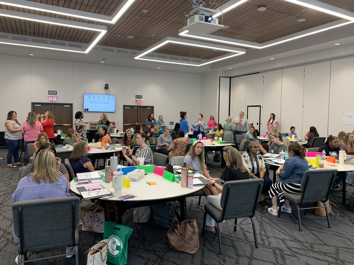 So much energy and collaboration today at the #STOICstandouts training! Thank you Cisd teachers!