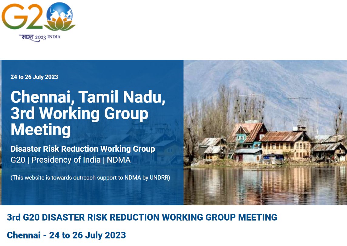 Ahead of the 3rd G20 DRR WG meeting next week in Chennai, REAP would like to thank the Government of India for their leadership on the #DRR agenda and the integral work of this new WG - including in scaling #earlywarnings to #earlyaction bit.ly/3NXpUm0