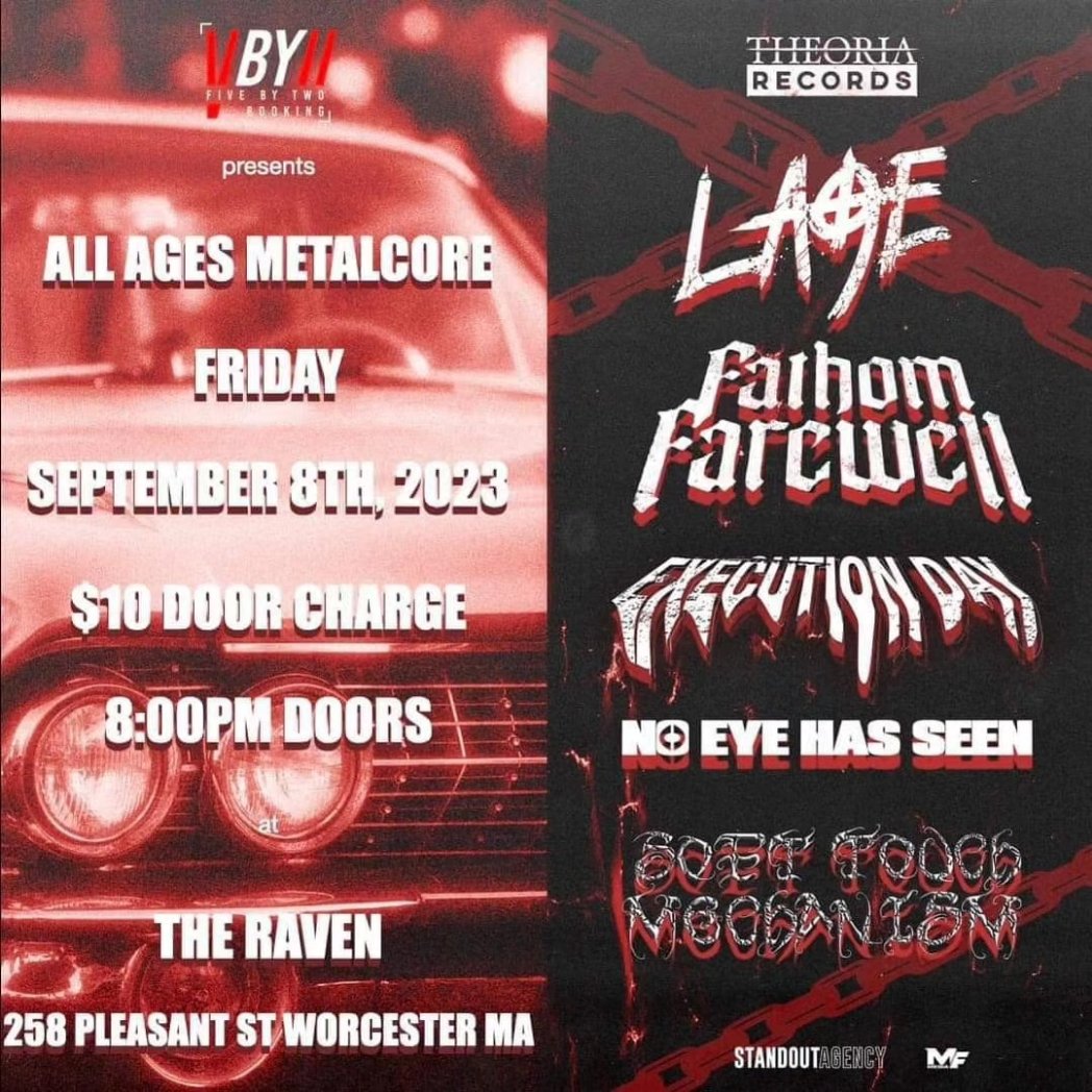 We finally return to Worcester MA on 9/8 with an insane lineup 🙌 

Come party 🤘

Tickets available via the link in our bio

#metal #metalcore #liveshows #MetalHead #liveshow #music #worcester