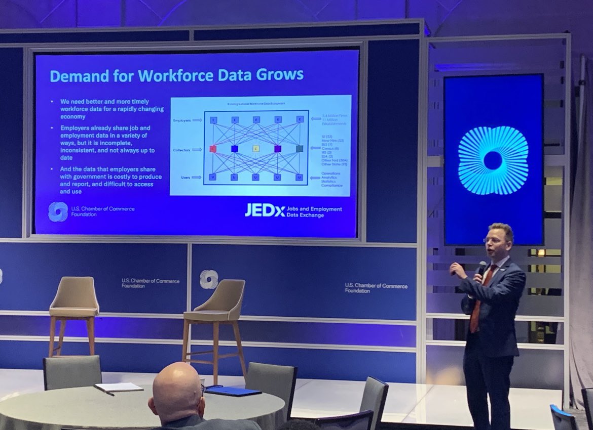 U.S. Chamber of Commerce Foundation (@usccfoundation) on Twitter photo SVP <a href="/jason_tyszko/">Jason A. Tyszko</a> discusses the value of the Jobs and Employment Data Exchange (JEDx), a public-private approach to improving workforce data. Learn more: uscc.foundation/46Ye1VQ #T3Network SVP <a href="/jason_tyszko/">Jason A. Tyszko</a> discusses the value of the Jobs and Employment Data Exchange (JEDx), a public-private approach to improving workforce data. Learn more: uscc.foundation/46Ye1VQ #T3Network