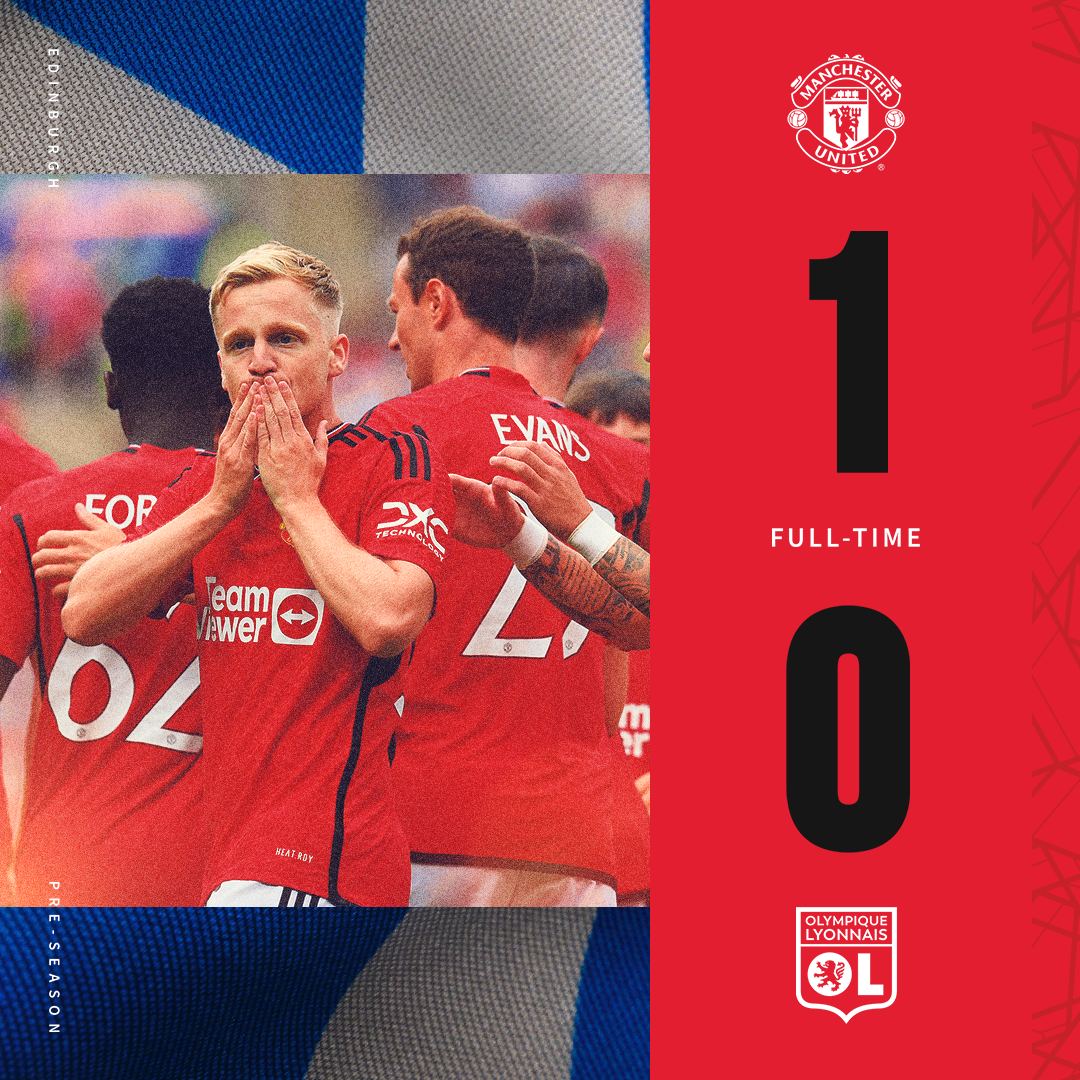ManUtd's tweet photo. Another pre-season success for Erik's Reds ✔️

#MUFC