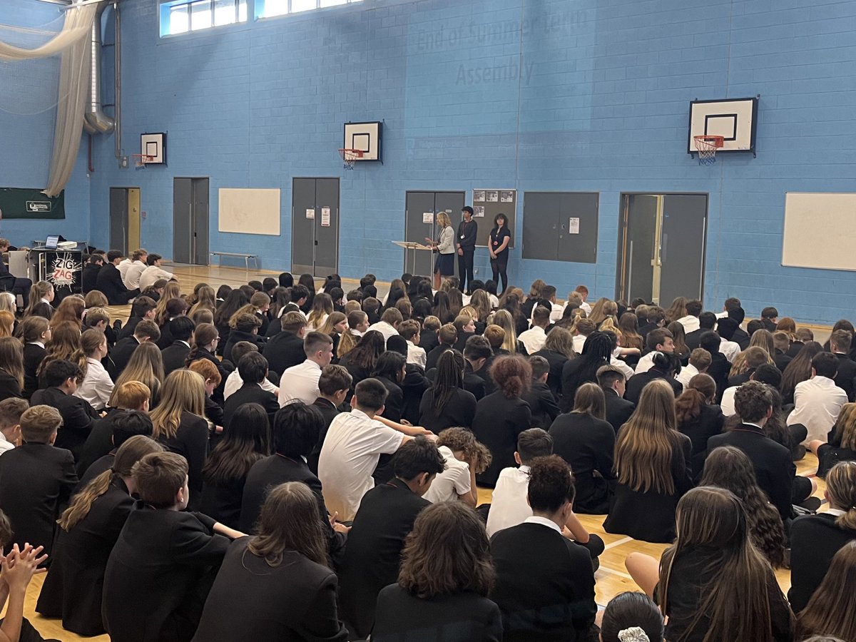 End of term assembly - have a great summer! 🏖️