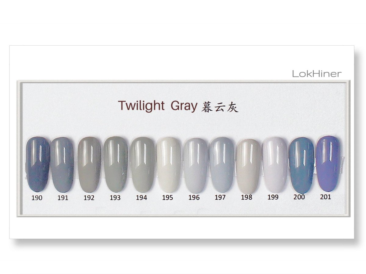 leahlok126's tweet image. Twilight Gray, an elegant, reliable, trustworthy color for men, mature people and high-end brands, stylish and edgy.
#LokHiner #twilightgray #greynails #graycolor #greygelnails  #mengel #mannails #mannailart #maturebeauty #stylishnails #gelpolish #maturestyle #lightdark #nails