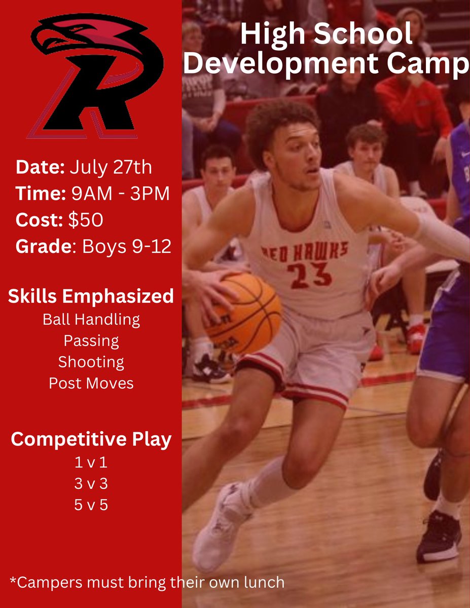 riponcollegembb's tweet photo. There's still time to register for our High School Development Camp next week!  Should be a great day of camp as we currently have players signed up from all across the state!

Registration Link: https://t.co/DfaTK174JD https://t.co/EqpB3rSIcZ