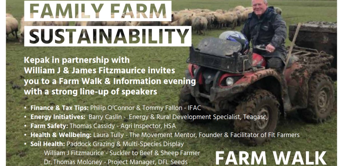 KepakGroup's tweet photo. Kepak to host sustainability farm walk next week https://t.co/gOFWAeOHDk #agriland https://t.co/ixTHsgCHYw