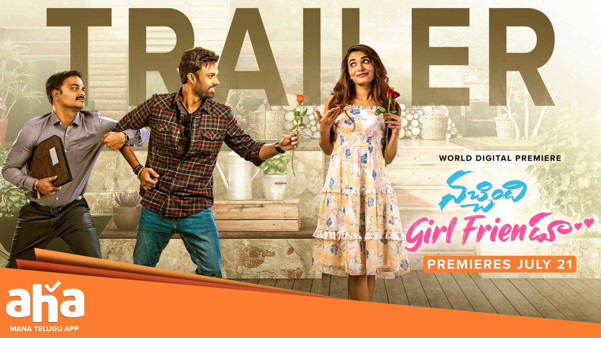 ahavideoIN's tweet photo. Get ready to groove and fall in love with 'Nachindi Girl Friendu' as it hits your screens on July 21st, exclusively on aha

Watch #NachindiGirlFriendu trailer 🔗https://t.co/WVL31ZKIAb

@UsUday19 @jeniferemmanu11 @guru_pawan @Venkypopuri4444 @GiftonElias @tipsmusicsouth https://t.co/kvAwASWnsk