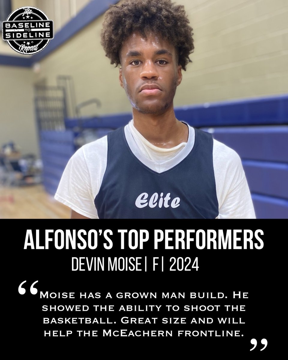Enjoyed watching Devin Moise. His size and strength were eye-catching. Then you add his ability to extend the floor. His skill set will be valuable playing for <a href="/McEachernBoysBB/">McEachern Boys Basketball</a> and the other pieces in the Indians program. He currently has interest from Catawba &amp; Colorado College.