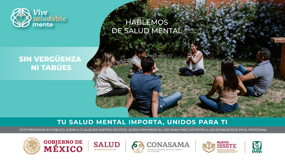 conasamamx's tweet photo. Entre todas y todos podemos visibilizar la importancia de hablar sobre salud mental y bienestar emocional.

Rompe el ciclo #ViveSALUDableMENTE https://t.co/812MQQyV9o