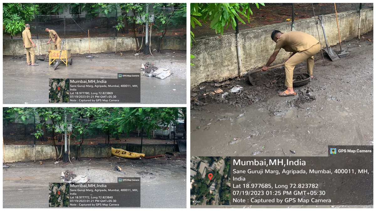 MCAALM1's tweet photo. @nasirkh46902601 @mybmcWardE We thank @nasirkh46902601 for raising the concern &amp; @mybmcWardE Maintenance staff(Suryakant Jadhav &amp; Team), SWM-JO(Bharti Patil &amp; Team) &amp; SWM-SWD DA(Sughat &amp; Team)for doing the needful &amp; promptly cleaning the filth/mud &amp; unhygenic environment/patches  residents had to for through https://t.co/TZrPLysF8Y